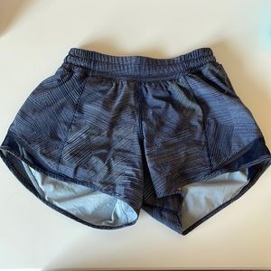 Lululemon shorts, size 4, 4” hotty hot, gently used